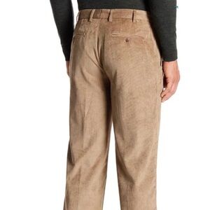 Peter Millar Nanoluxe Corduroy Pants Trousers 36 Tan Flaw